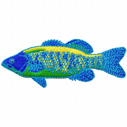 Fishes Embroidery Design 10 Fishes Embroidery Design 10